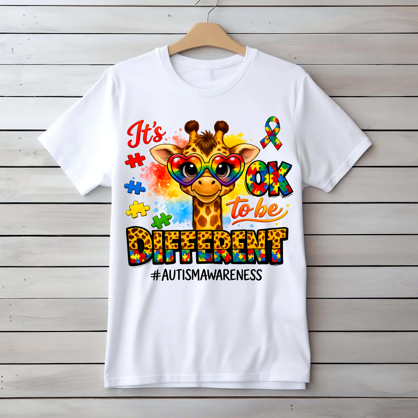 It’s okay to be different, Autism Awareness PNG